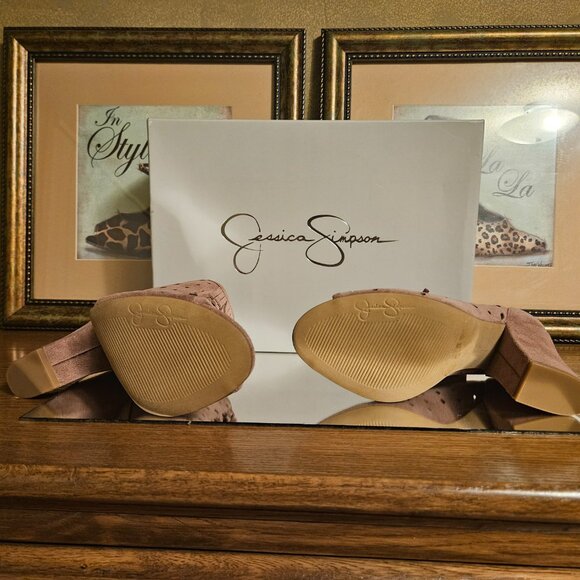 👢 Jessica Simpson Maldwin Peep Toe Fringe Booties – Size 6M - Picture 5 of 7